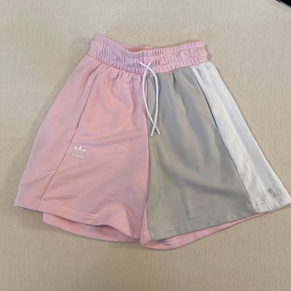 adidas Women’s Pink & Gray Shorts